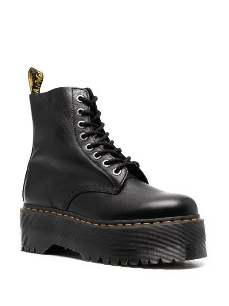 Auliniai batai Dr. Martens su platforma juoda