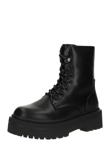 Dockers by Gerli Šněrovací kozačky černá