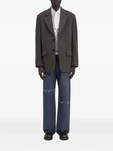Vilnonis kostiumas Mm6 Maison Margiela ruda