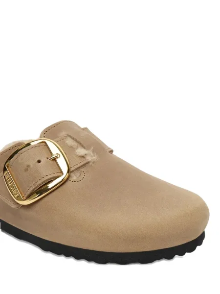Szarvasbőr mules Birkenstock barna