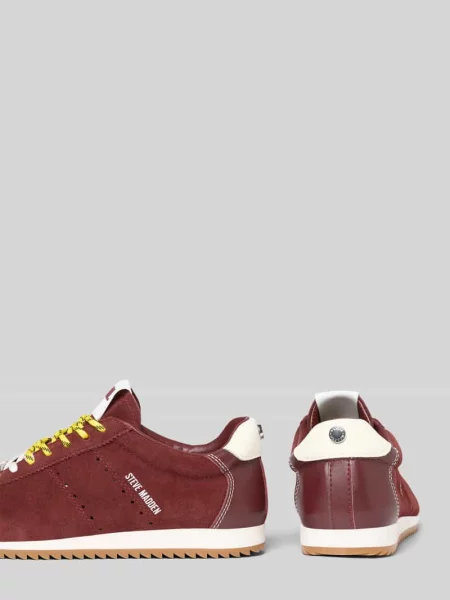 Sneakersy sznurowane model ‘Mirage’ Steve Madden bordowe