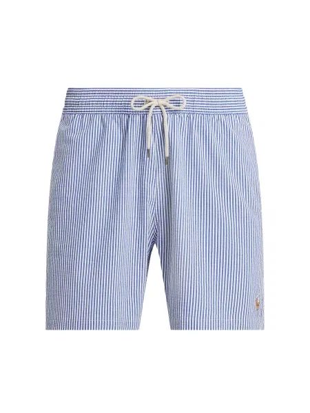 Polo Ralph Lauren Plavecké šortky Traveler královská modrá bílá