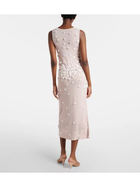 Rochie midi Altuzarra cu model floral roz