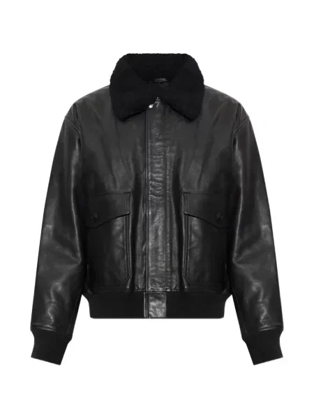 Geanta de piele A.p.c. negru