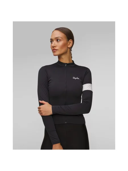 Długi longsleeve Rapha z długim rękawem z dżerseju biały