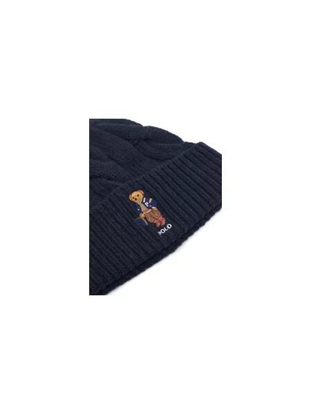 Polo Ralph Lauren Čiapka Tmavomodrá biela