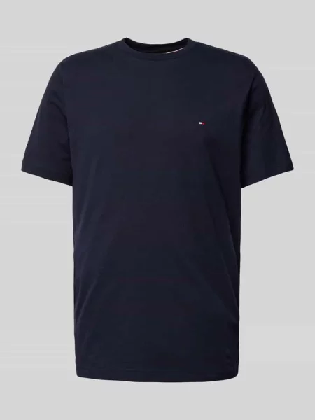 T-shirt z wyhaftowanym logo Tommy Hilfiger niebieska
