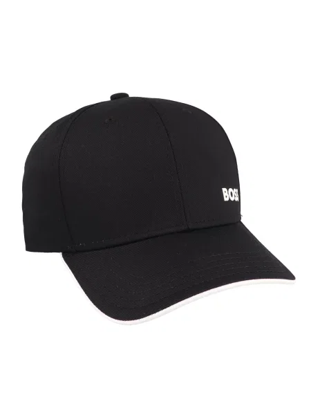 BOSS Șapcă negru alb