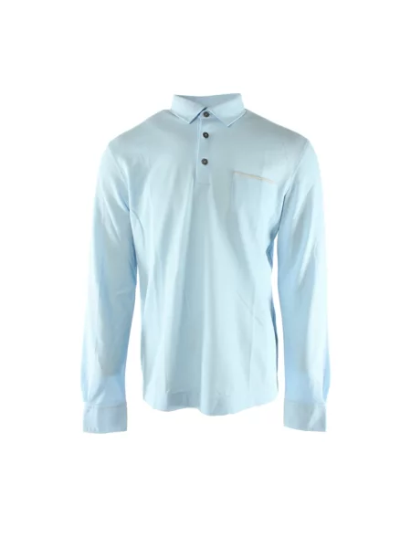 Koszulka polo Zegna niebieska