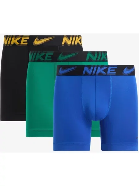 Bokserki Nike Brief Logo granatowe zielone 3 sztuki S czarne