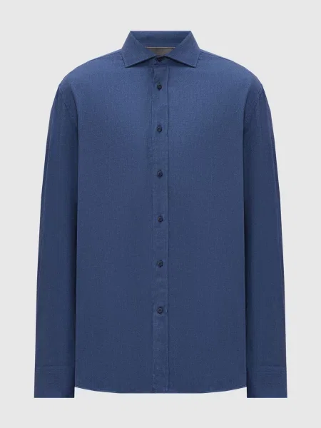 Сорочка Brunello Cucinelli синя