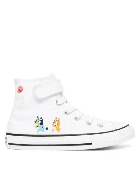 Converse Кецове Converse x Bluey Chuck Taylor All Star Easy On бял