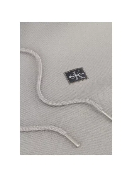 Bluza z kapturem Calvin Klein frotte szara
