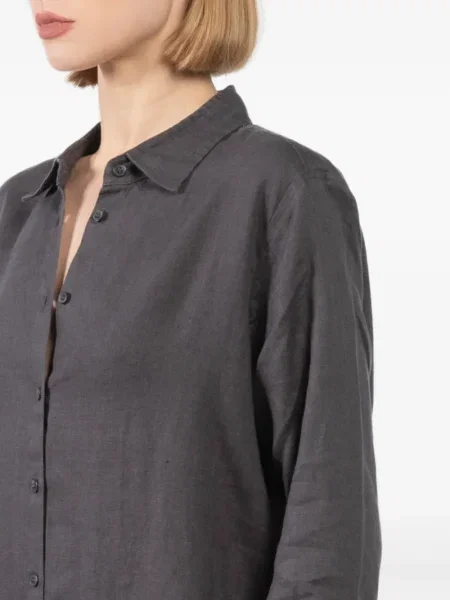 Rochie tip cămașă Xirena de costum negru
