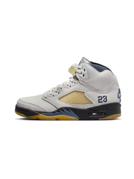 Sneakersy Jordan 5 Retro retro białe