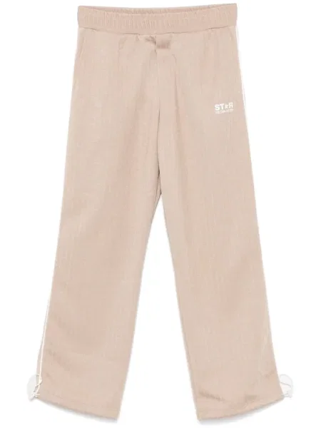 Pantaloni Golden Goose cu imagine auriu