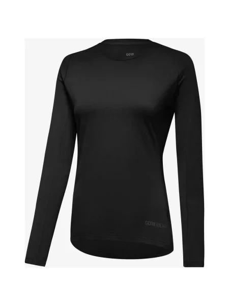 Koszulka GOREWEAR Everyday długi rękaw intensywna czerń XS czarna