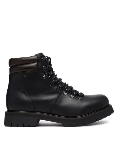Gležnjače Tommy Hilfiger Elevated Outdoor Lth Wpm Boot crna