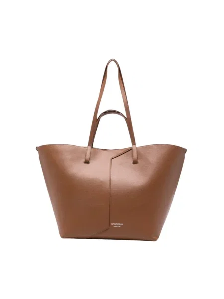 Torebka Emporio Armani skórzana brązowa