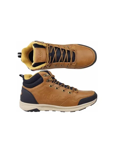 Sneakerși Lee Cooper maro