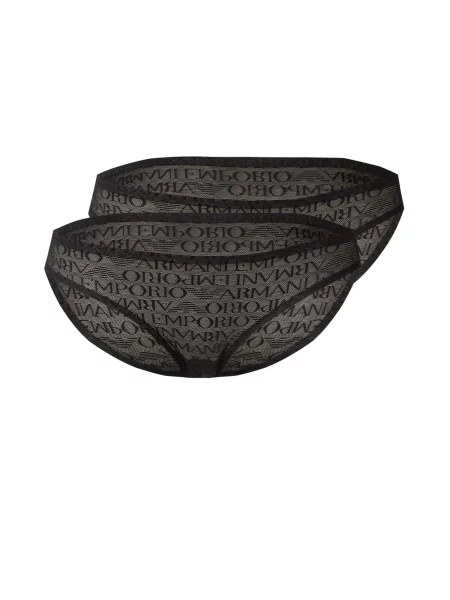 Emporio Armani Underwear Set de bikini brazilieni﻿ negru