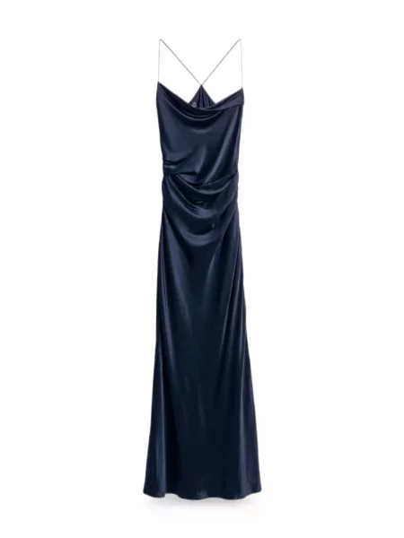 Rochie maxi The Sei albastru