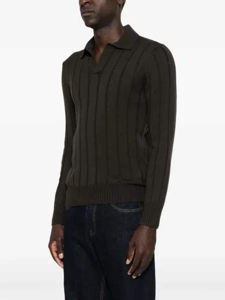 Gulerat tricou polo Gran Sasso maro