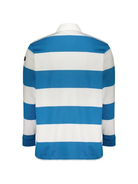 Lung tricou polo Paul & Shark albastru