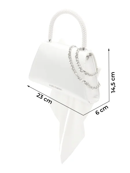 Steve Madden geantă crossbody pentru femei Bcosette alb
