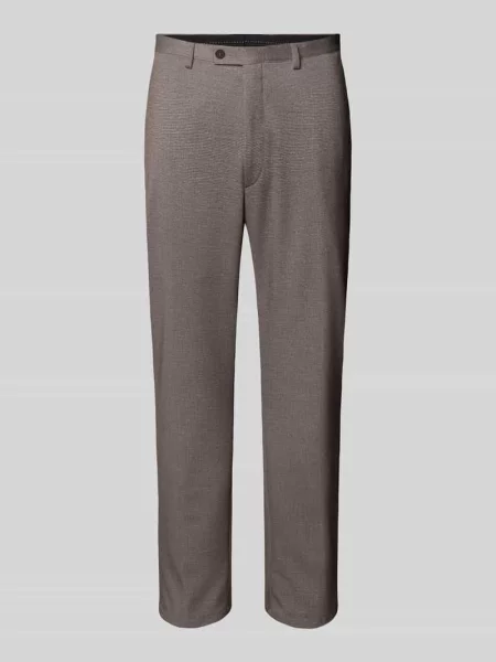 Spodnie do garnituru o kroju slim fit z z tyłu model ‘Ano’ Digel