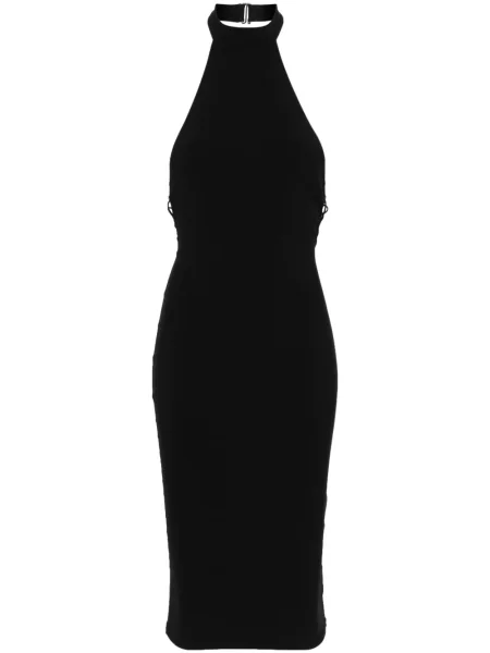 Rochie midi Maison Close până la genunchi de costum negru