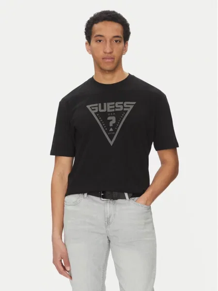 Guess T-Shirt czarny
