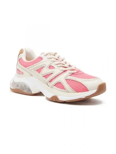 Michael Kors Sneakers KIT TRAINER EXTREME cu adaos de piele roz