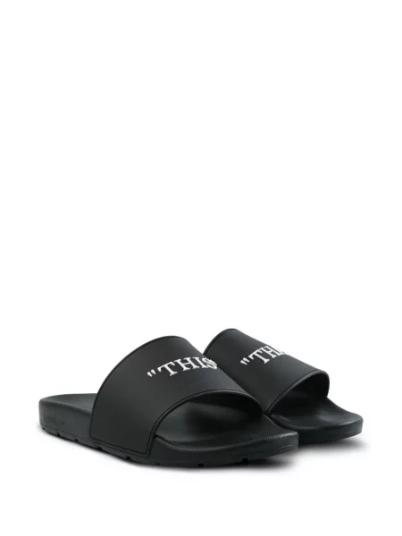 Papuci Off-white alb