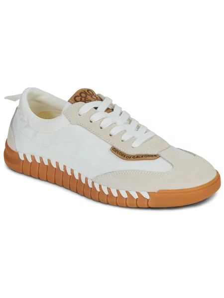 Pantofi Colors Of California alb