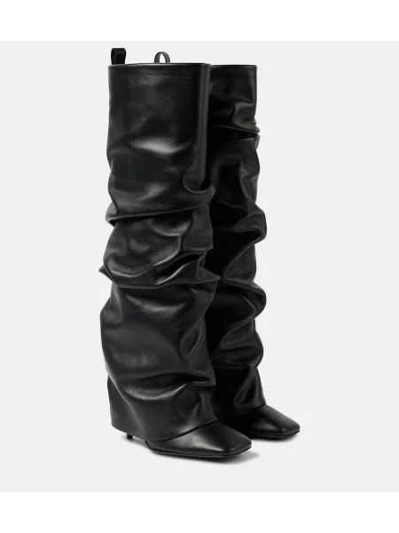 Cizme The Attico din piele negru