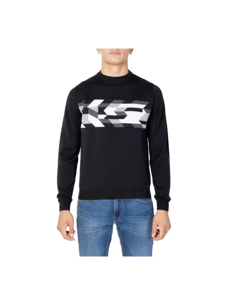 Sweter Antony Morato z długim rękawem czarny