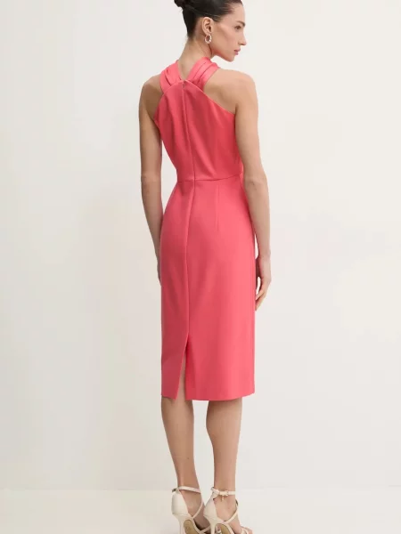 BOSS Rochie cocktail Datinar Coral roz