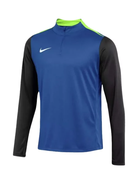 NIKE Hanorac sport albastru închis / verde deschis / negru alb