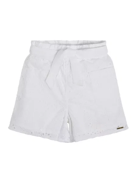 Šortky z materiálu Guess bílé