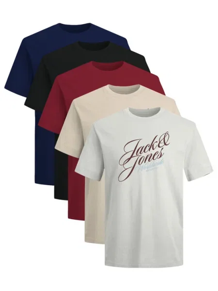 Tričko Jack & Jones červená
