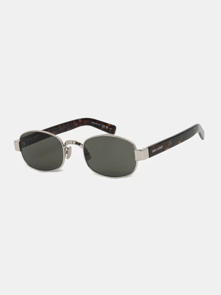 Saint Laurent ochelari de soare argintiu SL