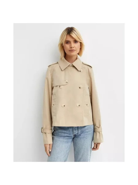 Krótki trencz Kenzo beżowy