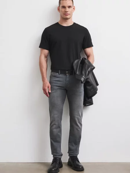 Medicine slim fit traperice za muškarce siva