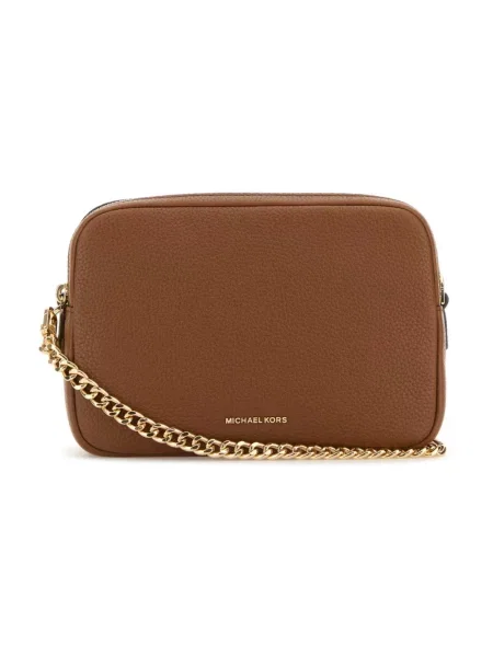 Torebka crossbody Michael Kors skórzana brązowa