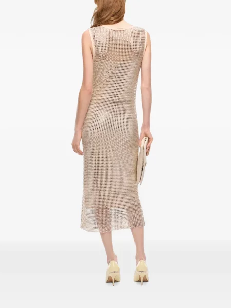 Stras rochie midi Pinko plasă