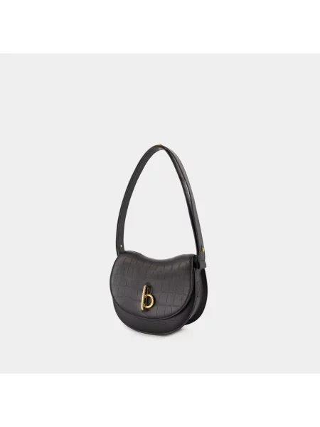 Torebka Burberry skórzana czarna