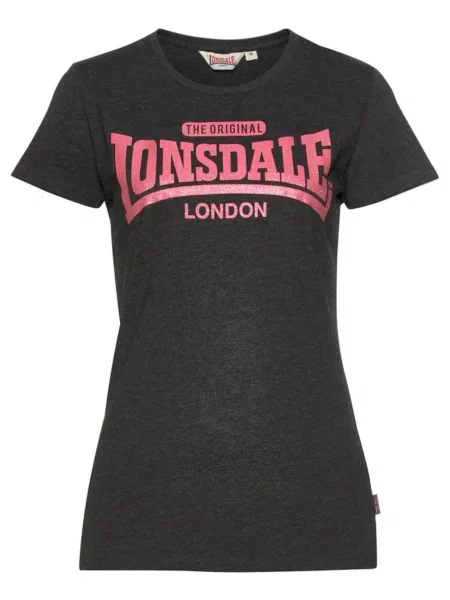 LONSDALE Tricou Tulse roz negru