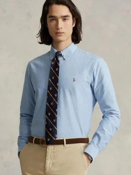 Košeľa Polo Ralph Lauren modrá