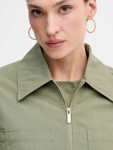 Куртка Sisley демісезонна oversize зелений